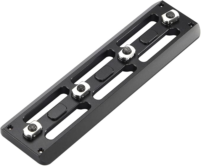 SHINEWEE Arca Dovetail Rail for M-LOK System – Quick-Release Tripod Mount Adapter | Compatible with Arca-Swiss/RRS Standards | Lightweight Aluminum Hunting Accessory | 4-Slot Interface by shinewee
