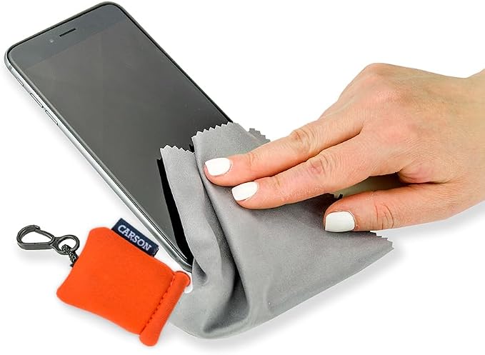 Carson Stuff-It Microfiber Lens Cloth Cleaning System for Eyeglasses, Smartphones, Tablets, Optics, Lenses, Cameras and More - Image 3