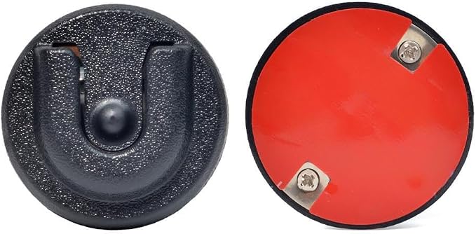 Universal Ham CB Radio Microphone Hanger, Round Knob Mic Holder Mount with Adhesive Back for QYT Kenwood Motorola YAESU ICOM MH-48 MH67 KMC35 KMC30 RMN5052A Mic Speaker by HYSHIKRA