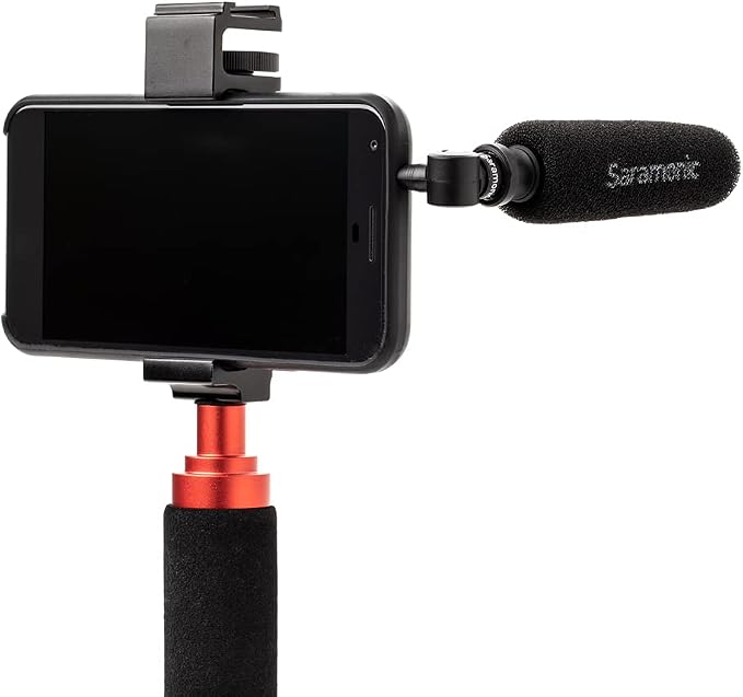 Saramonic Unidirectional Micro-Shotgun Microphone with 3.5mm TRRS Output for Smartphones, Tablets, Computers and More with a 3.5mm Headphone Port (SmartMic5S) - Image 6