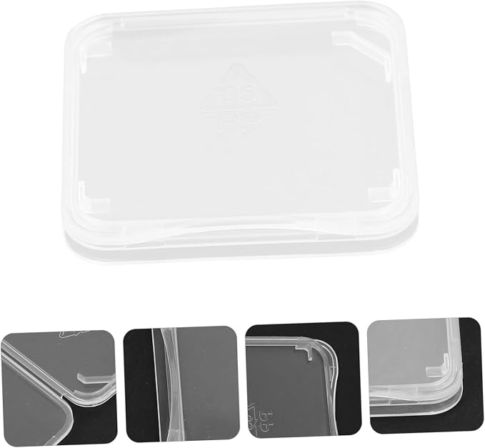 OSALADI 100pcs Card Storage Cases Plastic Memory Card Holders Photo Storage Box for Memory - Image 3
