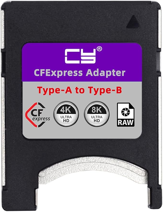 CFexpress Type-A Card to Type-B Memory Socket Kit Case CFE CFA to CFB Adapter Compatible with Camera 8K RAW PCIe Expansion by NGFF