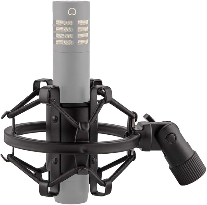 Microphone Shock Mount for 21mm-23mm Small Diameter Size Instrument Condenser Mic or Shotgun Mic like Rode NTG-1 NTG-2 by LYRCRO