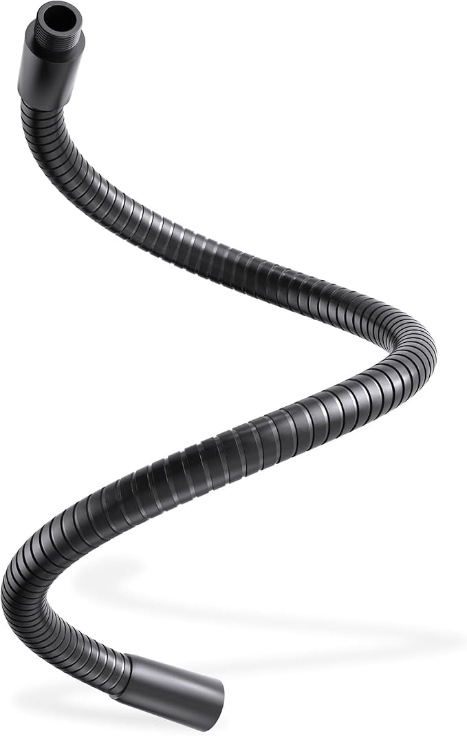 19" Microphone Gooseneck Extension, 5/8-27 Thread, 360° Swivel, Heavy Duty | 2.5 lb High Load Capacity, Flexible Metal Arm, Durable Build, Supports Mic/Webcam/Phone for Podium, Lecture, Recording, DIY by EtourAudio