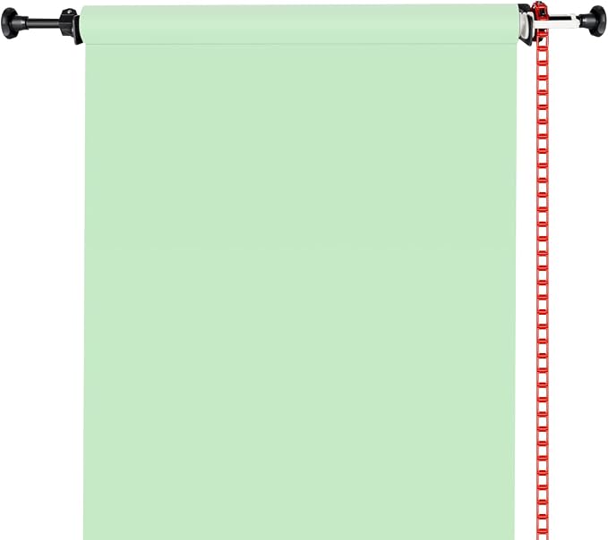 NEEWER Photography Single Roller Wall Mounting Manual Background Support System with 2 x Single Hook, 2 x Expand Bar, 1 x Chain, Load Capacity: 22lb/10kg - Image 3