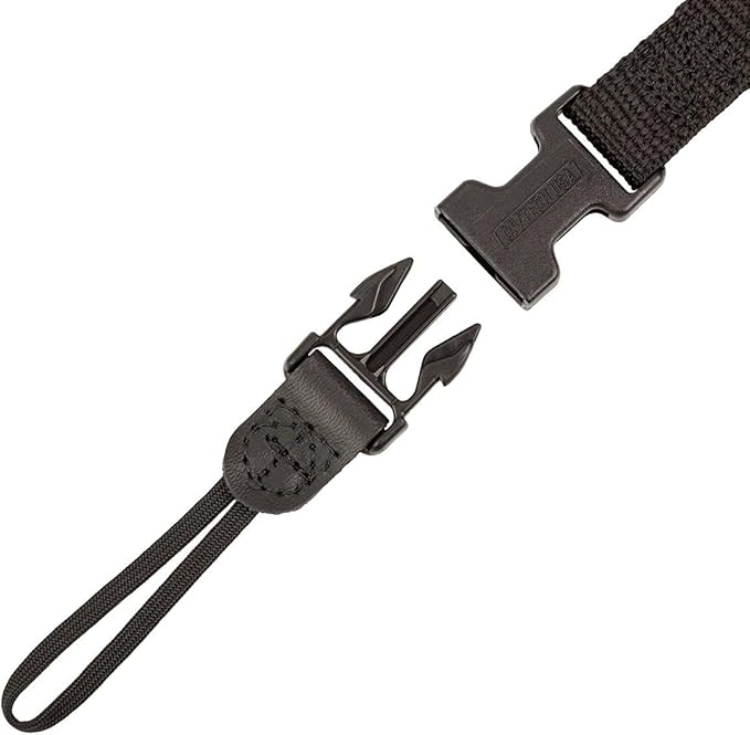 OP/TECH USA Super Classic Camera Strap – Padded Neoprene Neck Strap with Comfort-Stretch & Quick Disconnects | DSLR/SLR/Mirrorless Compatible – Black | Neoprene strap with Uni-Loop connectors and 43-inch length for cameras, binoculars and heavy equipment - Image 4
