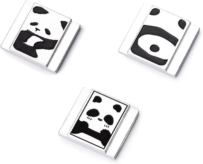 Camera Metal Hot Shoe Cover Protector Cap Cute Panda Compatible for Fujifilm X100VI X100V X-M5 X-E5 X-T4 X-T3 for Leica by DBZZ