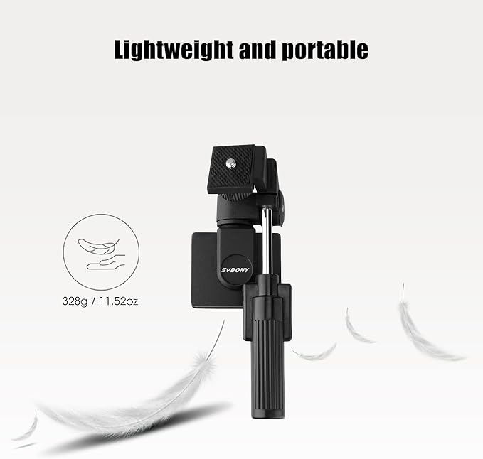SVBONY SV126 Car Window Mount, for Spotting Scope/Binoculars/Camera (Metal | All Metal Material, Load-Bearing 5kg, 1/4 -20 Thread, Adjustable Vehicle Clamp Mount for Bird Watching Wildlife Observation - Image 9