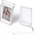 Orga'Neat Picture Holder Storage Case for Fujifilm Instax Mini 12/11/90/40/9/8/7/7+/EVO, Instant Camera Film Accessories 3 inch Photo Pouch, Travel Photo Holder Protective Case w/Wrist Lanyard -2 Set by OrgaNeat