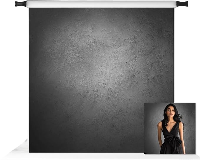 Kate 10x10ft Gray Abstract Backdrop for Photography Grey Portrait Textures Photo Background Old Master for Photoshoot by KateBackdropforPhotography