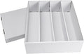 RLAVBL 1 Pack 3600 Count Trading Card Storage Box, Card Boxes 4 Row | Cardboard, 16 Dividers, for Sports, MTG, TCG, Toploader by RLAVBL