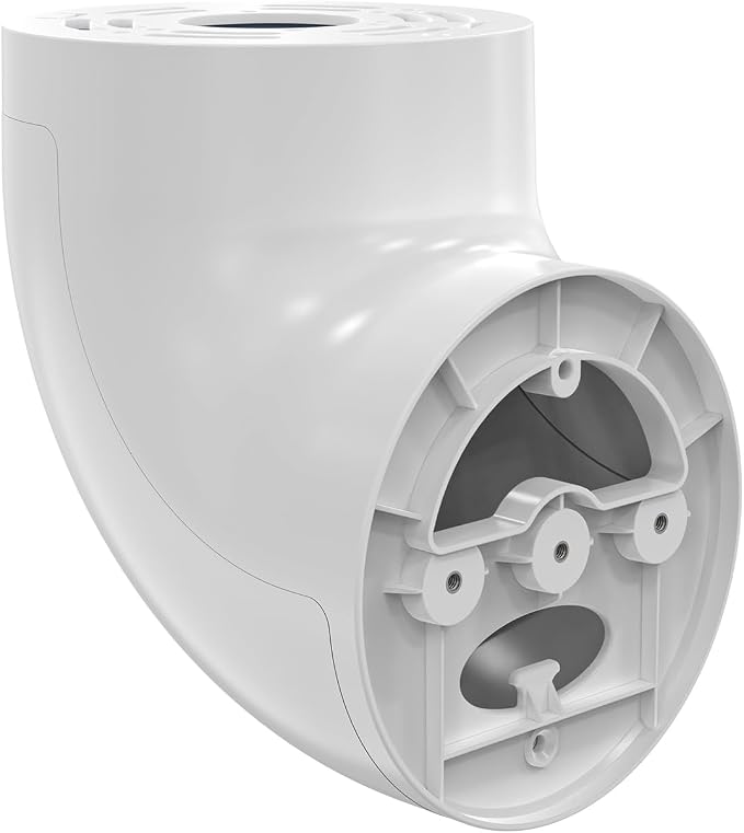 Eave Mount for Ring, Blink and Wyze Floodlight Camera, White | 90° eave adapter, mounts floodlight cam upright like on wall, durable plastic, hardware included by Holicfun