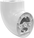 Eave Mount for Ring, Blink and Wyze Floodlight Camera, White | 90° eave adapter, mounts floodlight cam upright like on wall, durable plastic, hardware included by Holicfun