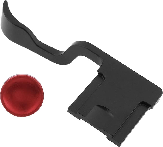 Camera Hot Shoe Thumb Up Rest Hand Grip with Concave Shutter Release Button Compatible with Fujifilm XT50 XT5 XT4 XT3 XT30 XT2 XT20 XT10 Digital Camera, Black by Unknown
