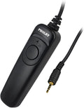 PHOLSY P6 Shutter Remote Control Cable Release Cord for Panasonic | Compatible with Panasonic S5 S1H S1R S1 G95 G91 FZ10002 G9 GH5 G85 G81 GX8 GX7 GH4 FZ2500 FZ1000 FZ300 FZ200 DMW-RSL1, RS2 by PHOLSY%C2%AE