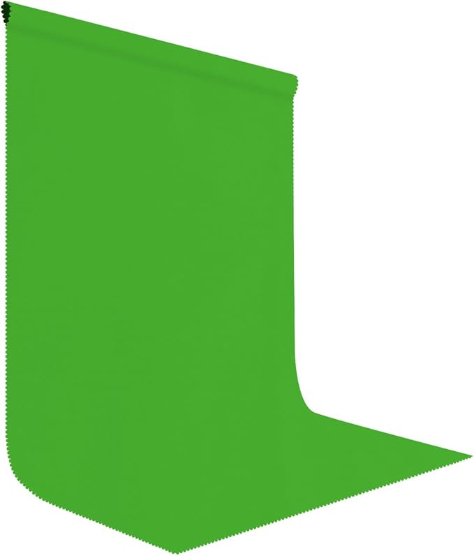 Green Screen Backdrop for Photoshoot, Fabric 10x20ft | Polyester Studio Photo Backgrounds, Non Reflective, Easy to Hang, for Portrait Photography, Live Streaming, Video Creation by LYLYCTY