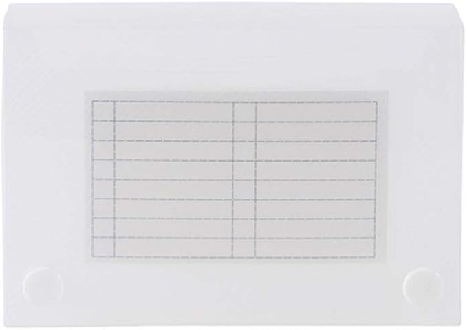 Filexec Products, Universial Case, 3"x5", 5-Tabs Removable, Clear, Pack of 12 (50605-20233) by FilexecProducts
