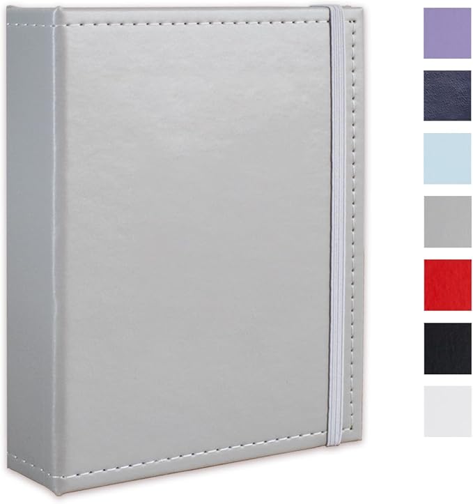 Small Photo Album 5x7 52 Pockets Leather Cover Picture Book Holds 5x7 Photos for Wedding, Baby, Family, Graduation by CHERRICH