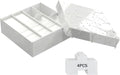 Card Storage Bbox, 4 Row Card Box for Standard Card with Card Stoppers 1Pcs | 4 Row Cardboard Storage Box for Standard Card Laminated Cardboard Surface Card Stopper by XRACV