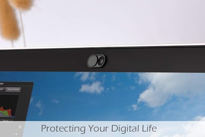 CloudValley Laptop Camera Cover Slide, Metal 0.023 Inch Ultra-Thin, 2 Pack | Web Webcam Cover for MacBook Pro / Air, Laptop, iMac, iPad, iPhone 8/7, PC Accessories, Privacy Protection, Black & White - Image 4