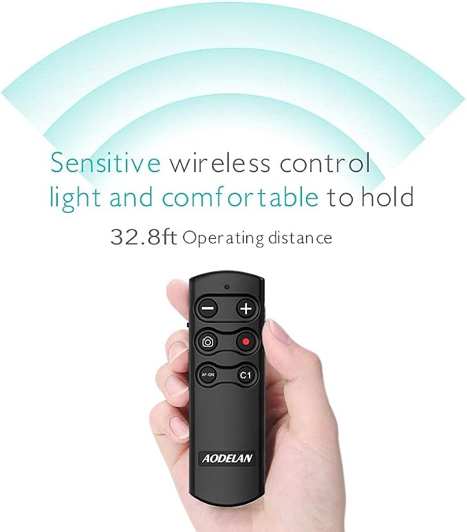 AODELAN Camera Remote Control Remote Shutter Commander for Sony ZV-E10,FX3 | A1,a6100, a6400, a6600, a7C, a7 III, a7R III, a7R IV, a9, a9 II, DSC-RX0 II, DSC-RX100 VII, ZV-1; Replace Sony RMT-P1BT - Image 2