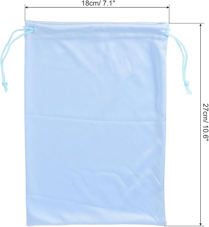 PATIKIL Ski Goggle Bag, Microfiber Snow Goggles Case Storage Sleeve Drawstring Pouch - Image 2