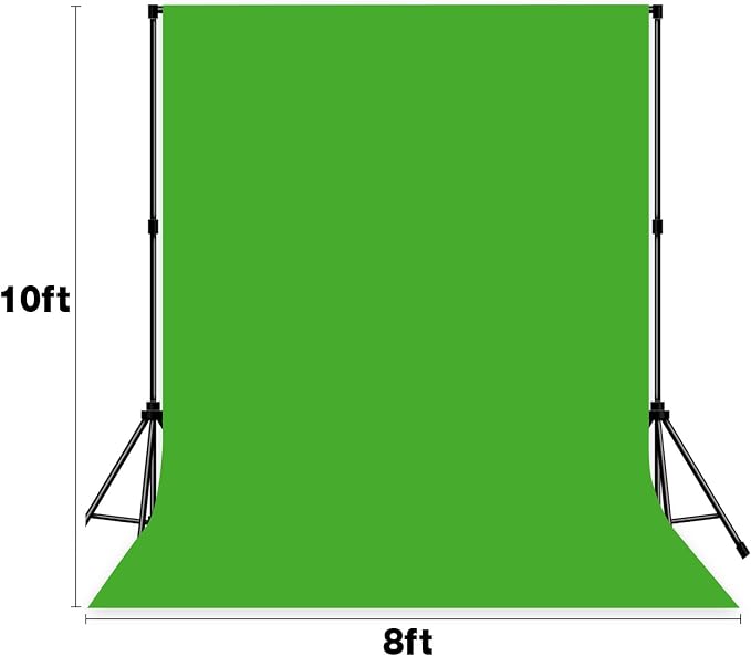 Green Photo Backdrop Professional Photography Background Polyester 8x10ft | Seamless Design eliminates Wrinkle Portrait Photography Wedding Dark Theme Decorations - Image 8