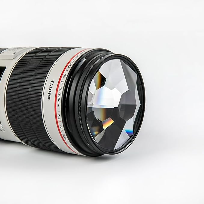 Photography Special Effects Filters Foreground Blur 77mm 8-Sided Kaleidoscope Glass Prism SLR Accessories - Image 2