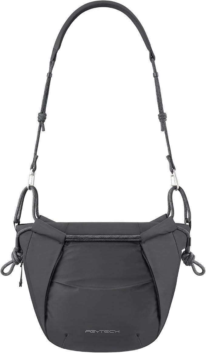 PGYTECH OneGo Rope Strap Camera Bag – Compact Camera Bag Camera Sling Bag | Black Multifunctional Shoulder Bag for Urban Photographers Compatible with Sony/Canon/Nikon/Mirrorless Cameras/Pocket4 by PGYTECH-US