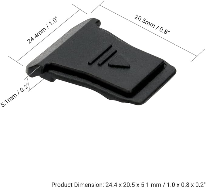 JJC 2-Pack Hot Shoe Cover Cap for Canon R50 R10 R8 R7 R6 Mark II R5 Mark II | Replaces Canon ER-SC2, for Canon EOS R50 R10 R8 R7 R6 V R6 Mark II R5 Mark II R5C R3, Anti-Scratch & Dustproof - Image 6