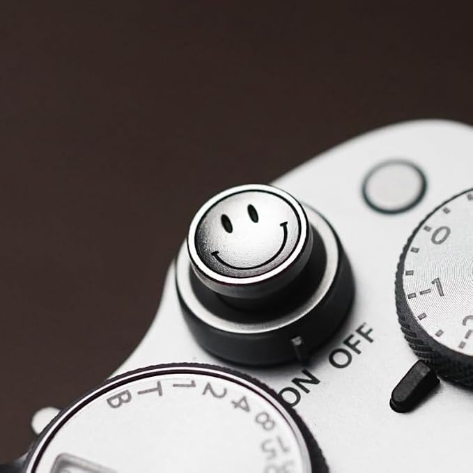 Camera Shutter Button Compatible with FUJIFILM X-T5 X-T4 X-T20 X-T30 X-T200 X-PRO2 ，,Soft Release Button for laica M9 (Smile) - Image 3