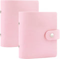 Ruibytree 52 Pockets Small Photo Album 2x3 for Instax Mini, Pink, 2 Pack | Pocket-Size, PU Leather Cover, Snap Closure, Acid-Free Pages, Fits Polaroid 2x3 Photos, Kodak Mini Prints & ZINK Photos by 2x3PhotoAlbum4x6PhotoAlbum35x425PhotoAlbumGoPhotoAlbum85x11VinylStickerPaper