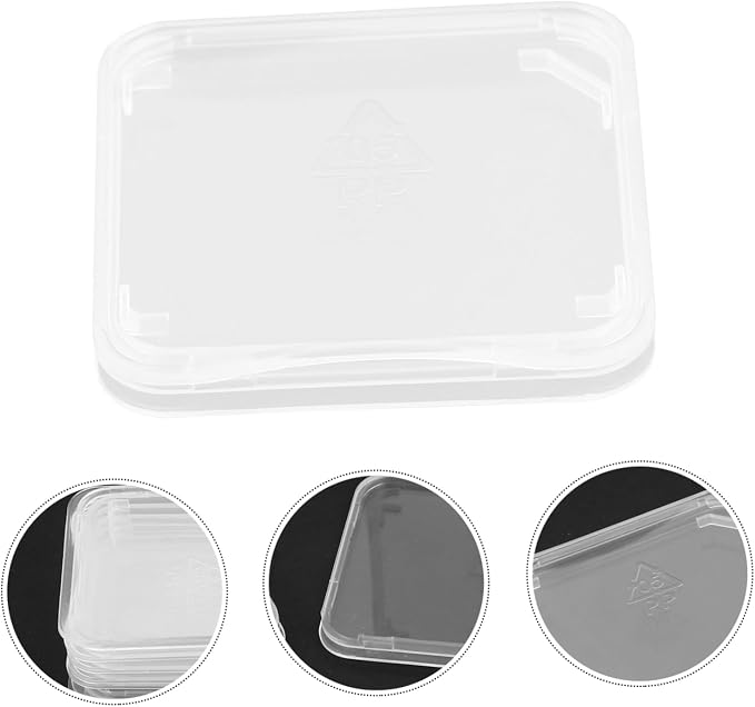 OSALADI 100pcs Card Storage Cases Plastic Memory Card Holders Photo Storage Box for Memory - Image 7