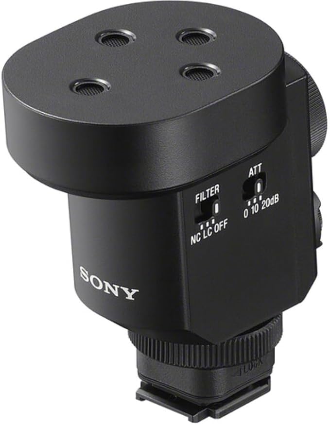 Sony Digital Shotgun Microphone ECM-M1,Black | Shoe support for battery-free & cable-free operation, Versatile selection of eight audio recording modes, Multi, Interface by Unknown