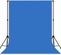 Blue Photo Backdrop Professional Photography Background Polyester 10x10ft | Seamless Design eliminates Wrinkle Portrait Photography Wedding Dark Theme Decorations by MIZSYE