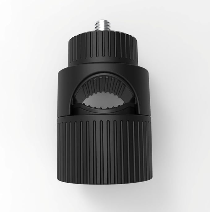 Plastics Round Tube Clamp with 1/4 Inch Screw for Camera Phone Mount Tripods Stand 12mm to 23mm Diameter Plastics Pipe Clamp Base - Image 6