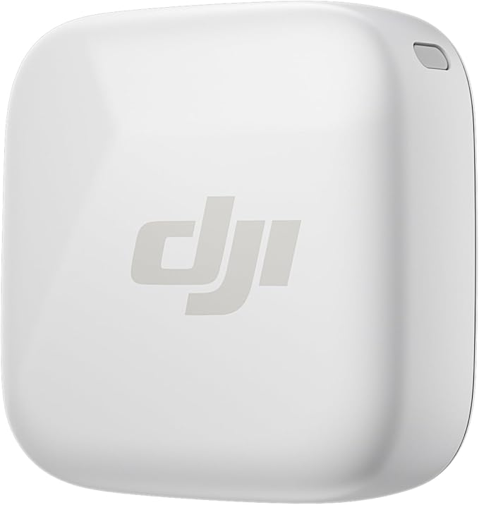DJI Mic Mini Transmitter (Arctic White), Ultralight, Detail-Rich Audio | DJI OsmoAudio, Noise Cancelling, Wireless Microphone for Camera/iPhone/Android, Vlog, Streaming by Unknown