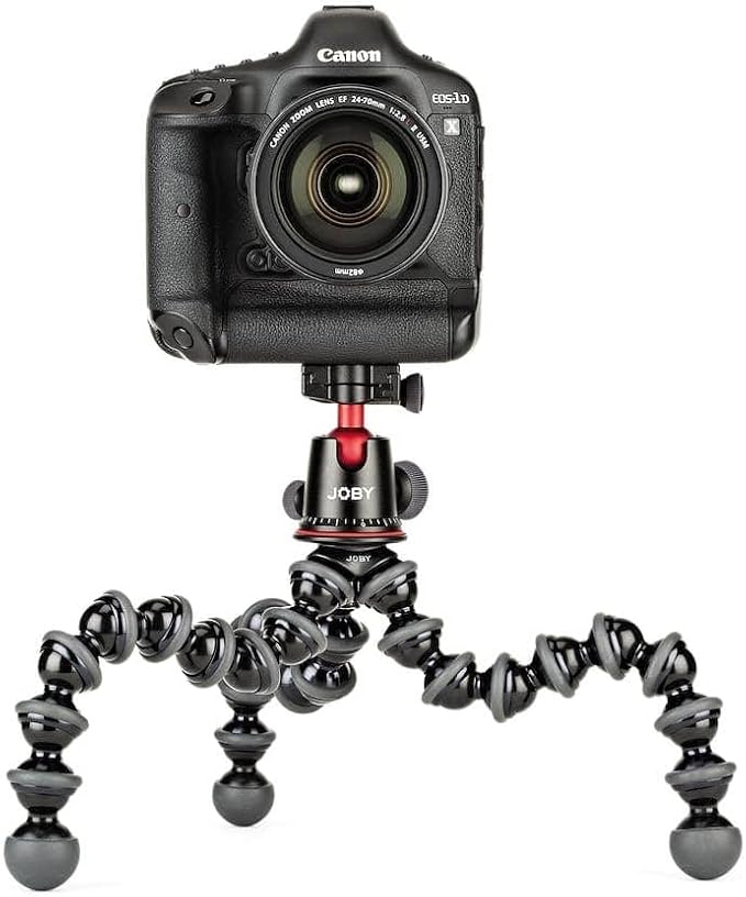 Joby GorillaPod 5K Kit, Flexible Professional Tripod with BallHead, for DSLR Camera and CSC/Mirrorless with Lens, Up to 5 kg Payload (11lbs), Black - Image 6