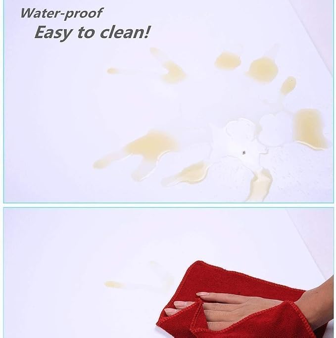 Meking PVC Backdrop 39x78 in PVC Background Matte White & Black Background | White Vinyl Backdrop for Product Photo Video Photography Studio -Black/White - Image 4