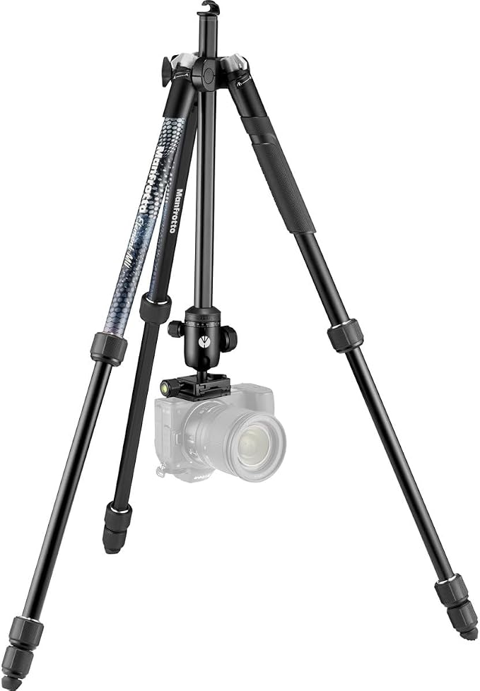 Manfrotto Element MII 4-Section Aluminum Tripod with Ball Head, Black - Image 2