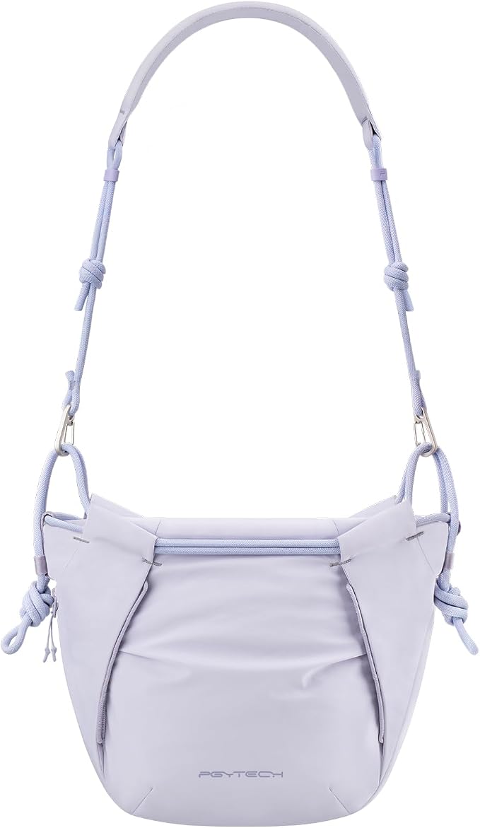 PGYTECH OneGo Rope Strap Camera Bag – Compact Camera Bag Camera Sling Bag | Lilac Multifunctional Shoulder Bag for Urban Photographers Compatible with Sony/Canon/Nikon/Mirrorless Cameras/Pocket4 by PGYTECH-US
