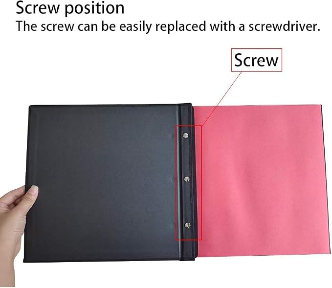 Vienrose Photo Album Self Adhesive Refill Pages 11x10.6 20 Pages | Self Adhesive Pages, 10 Sheets 20 Pages, Fits 11X10.6 Inch Photo Album, Clear Film - Image 5