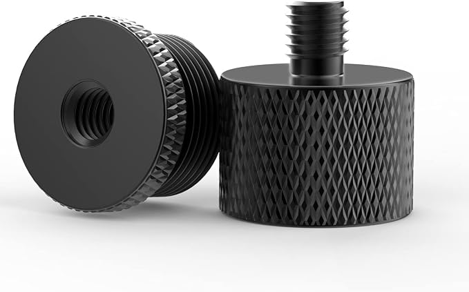 Donuts Mic Stand Adapter 5/8 to 1/4 and 1/4 to 5/8 Screw Thread Adapter Microphone to Tripod Adapter - Image 3
