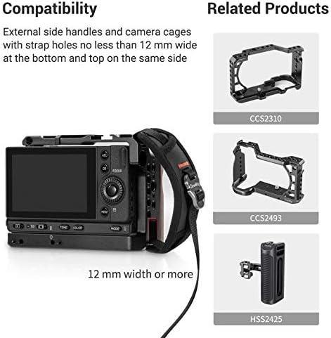 SmallRig Camera Cage Wrist Strap, Universal Quick Adjustable Secure Grip Camera Cage Handle Hand Wrist Strap PAC2456 | for Camera Cage Handle Hand Wrist Strap PAC2456 - Image 2