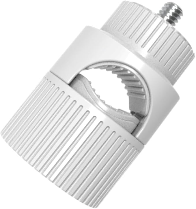 Plastics Round Tube Clamp with 1/4 Inch Screw for Camera Phone Mount Tripods Stand 12mm to 23mm Diameter Plastics Pipe Clamp Base by Unknown