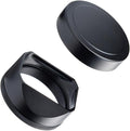Metal Square Lens Hood (with Cap) with 49mm Adapter Ring for Fujifilm X100V/X100VI Camera Accessories (X100VI-Lens Hood-Black) by DBZZ