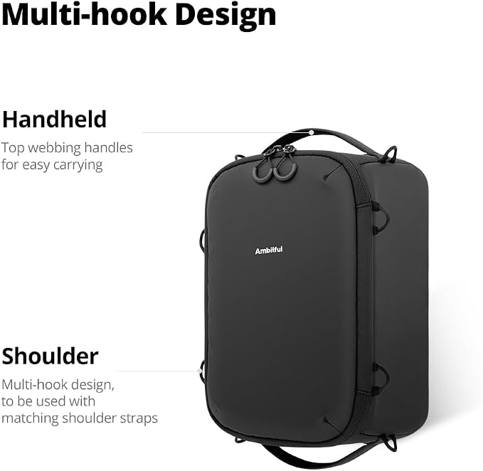 AMBITFUL Medium Camera Cube Insert for Backpack, Waterproof Padded Camera Insert with Dividers, Quick Access for Travel Photography Gear Organizer (8.5L) - Image 7