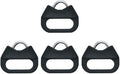 VKO Lug Ring Camera Strap Triangle Split Ring Hook Plastic Cap | Compatible with All Brand D-SLR Rangefinder Mirrorless Camera W/Round Eyelet 10mm(2 Pair) by VKO