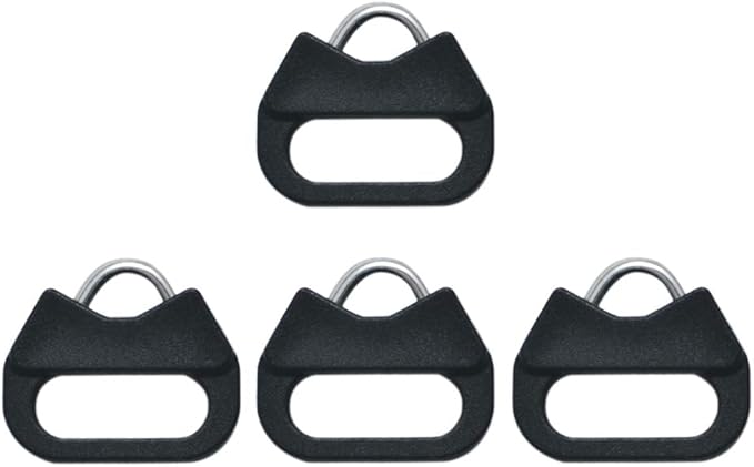 VKO Lug Ring Camera Strap Triangle Split Ring Hook Plastic Cap | Compatible with All Brand D-SLR Rangefinder Mirrorless Camera W/Round Eyelet 10mm(2 Pair) by VKO