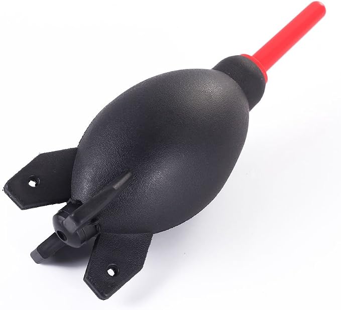 FocusFoto PRO 6.6 Inch Rubber Rocket Air Blower Duster Cleaner Dust Cleaning for DSLR Camera CCD Lens Keyboard Red - Image 5